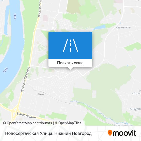 Карта Новосергачская Улица