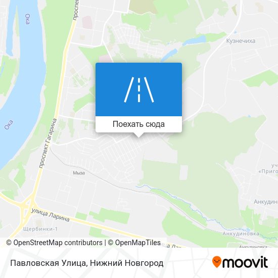 Карта Павловская Улица