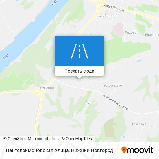 Карта Пантелеймоновская Улица