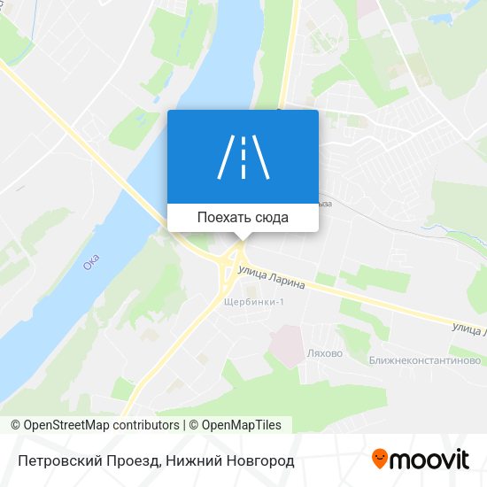Карта Петровский Проезд