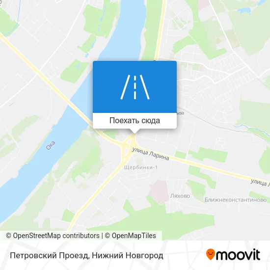 Карта Петровский Проезд