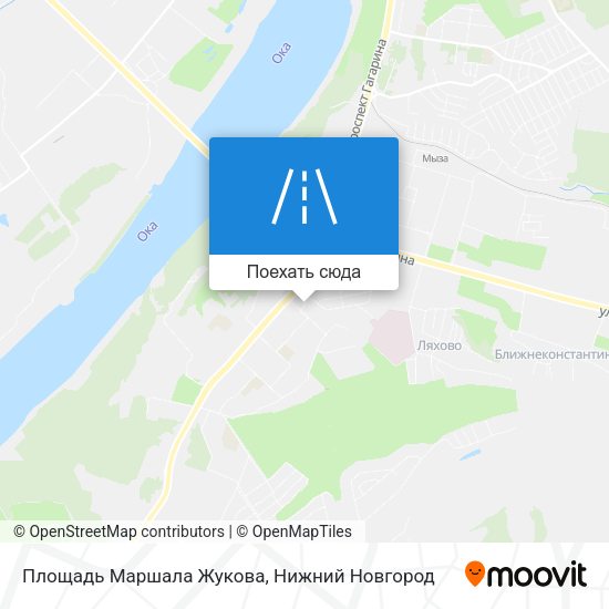 Карта Площадь Маршала Жукова