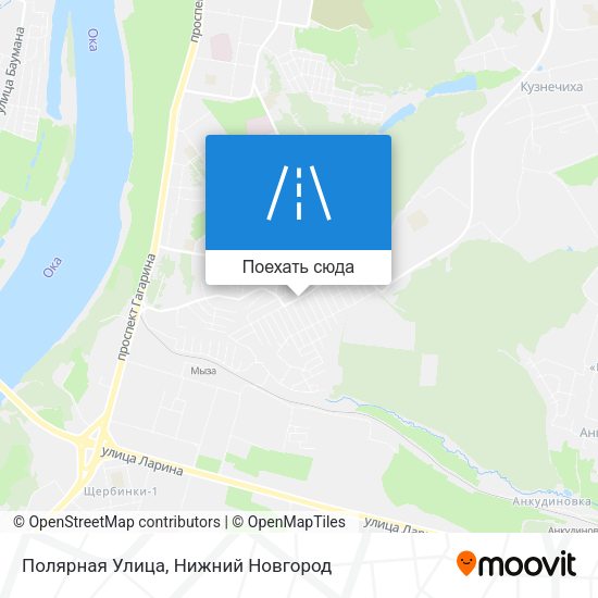 Карта Полярная Улица