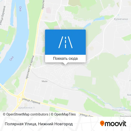 Карта Полярная Улица
