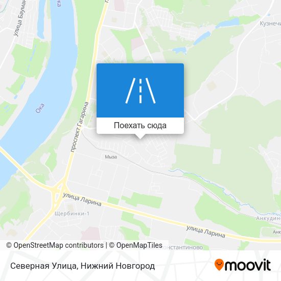 Карта Северная Улица