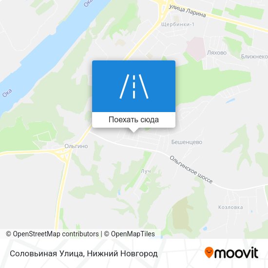 Карта Соловьиная Улица