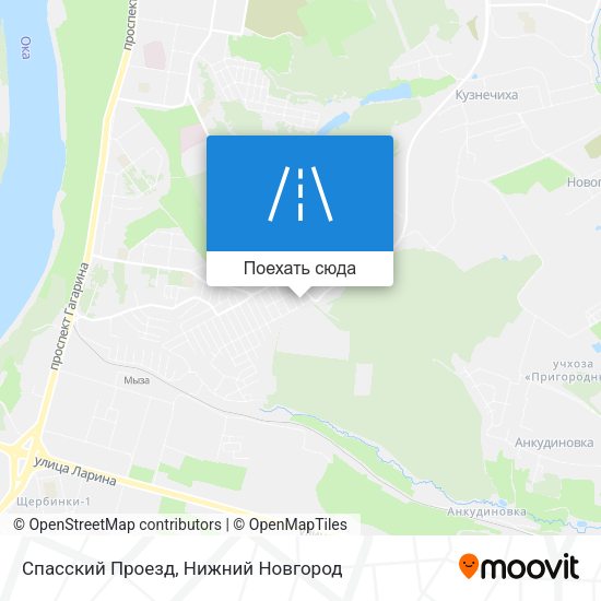 Карта Спасский Проезд