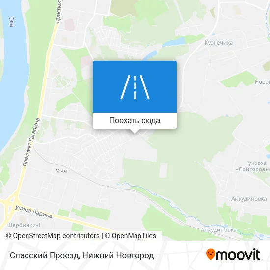 Карта Спасский Проезд
