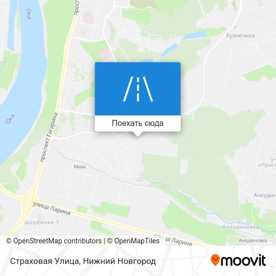 Карта Страховая Улица