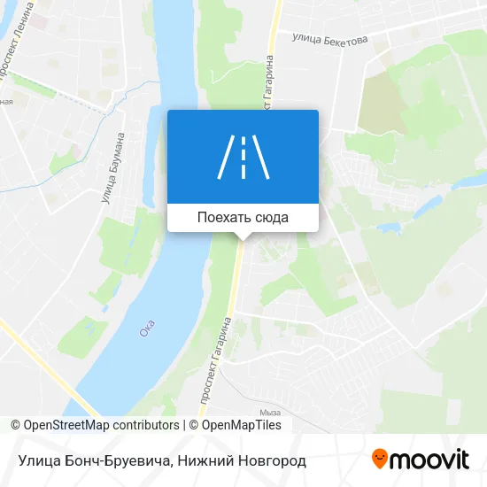 Карта Улица Бонч-Бруевича