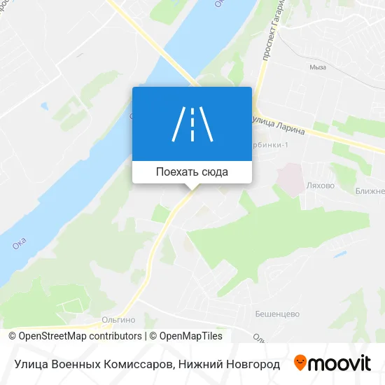 Карта Улица Военных Комиссаров