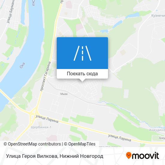 Карта Улица Героя Вилкова