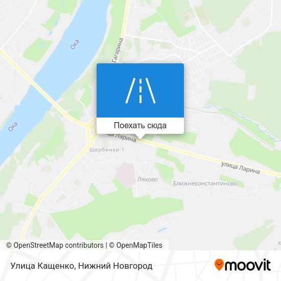 Карта Улица Кащенко