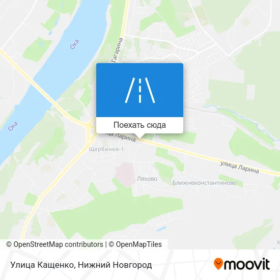 Карта Улица Кащенко