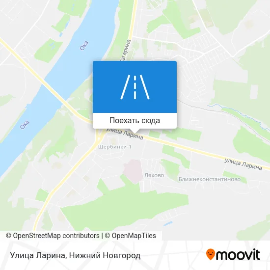 Карта Улица Ларина