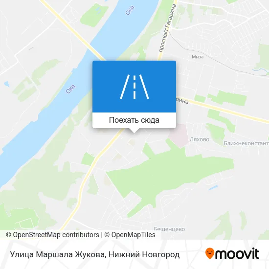 Карта Улица Маршала Жукова