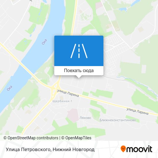 Карта Улица Петровского