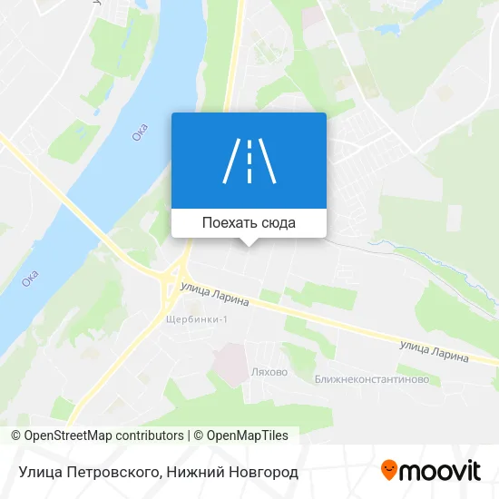 Карта Улица Петровского