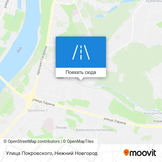 Карта Улица Покровского