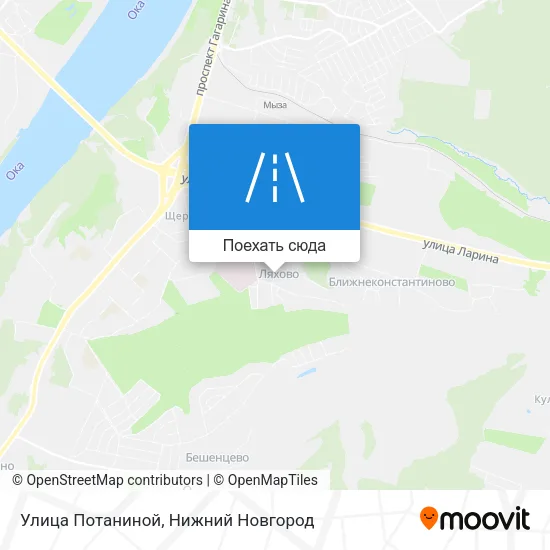 Карта Улица Потаниной