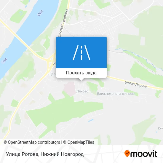 Карта Улица Рогова