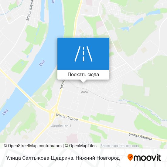 Карта Улица Салтыкова-Щедрина