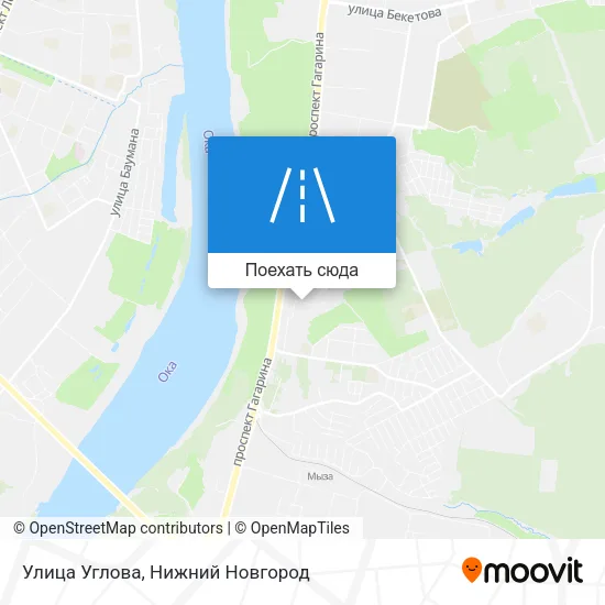 Карта Улица Углова