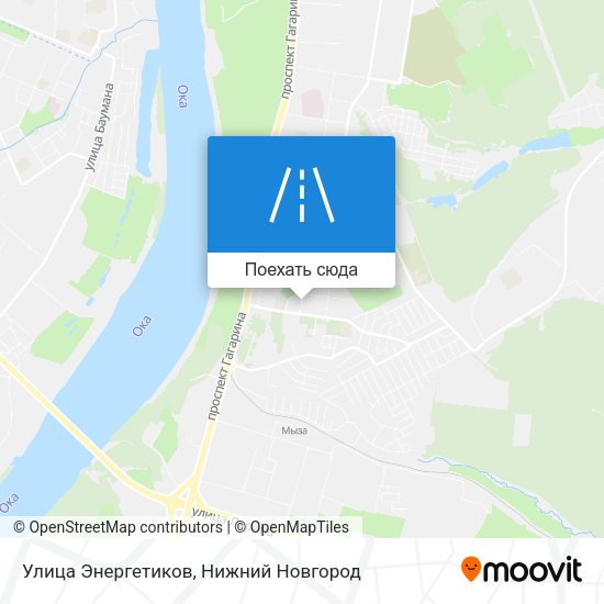 Карта Улица Энергетиков