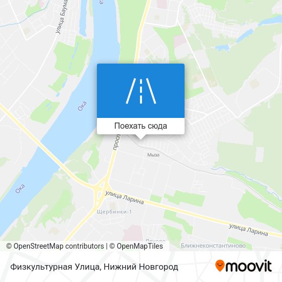 Карта Физкультурная Улица