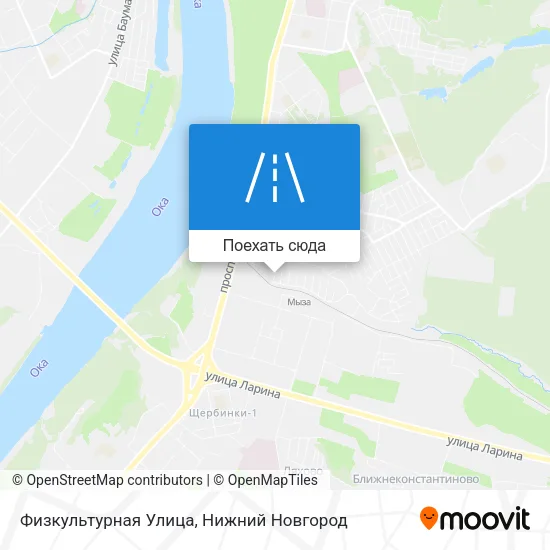 Карта Физкультурная Улица