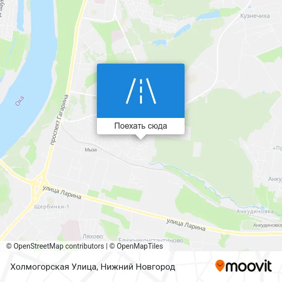 Карта Холмогорская Улица