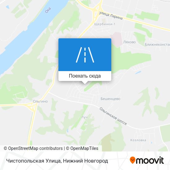 Карта Чистопольская Улица