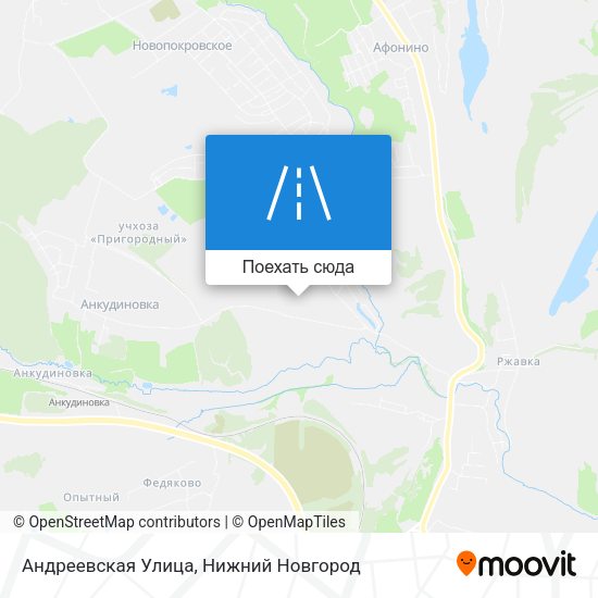 Карта Андреевская Улица