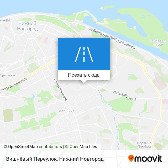 Карта Вишнёвый Переулок