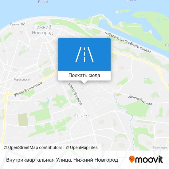 Карта Внутриквартальная Улица