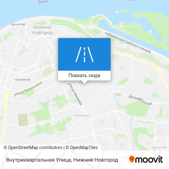 Карта Внутриквартальная Улица