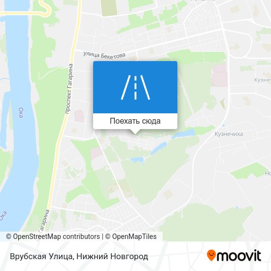 Карта Врубская Улица