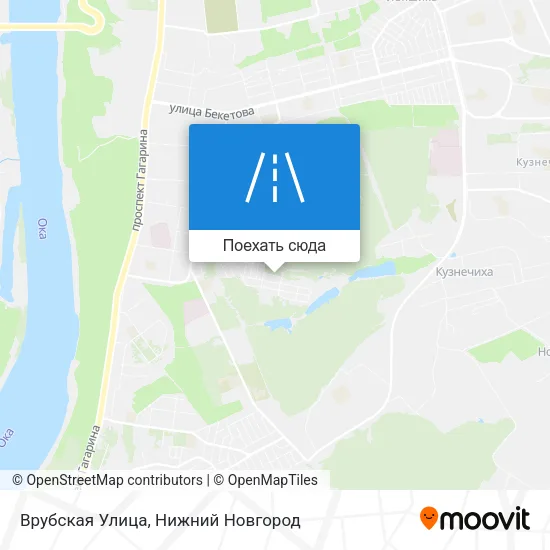 Карта Врубская Улица