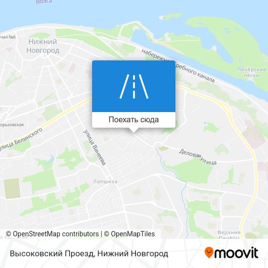 Карта Высоковский Проезд