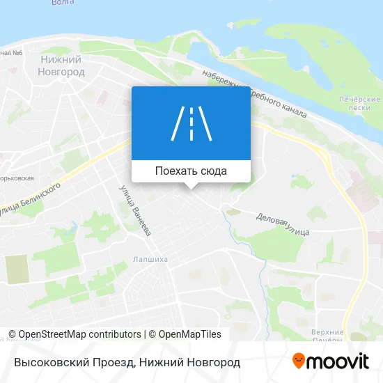 Карта Высоковский Проезд