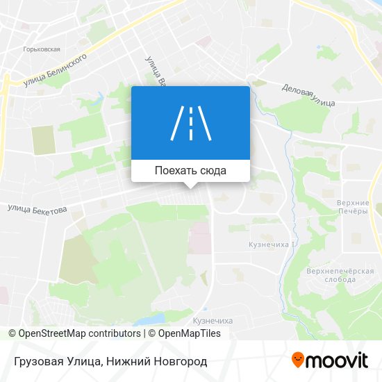 Карта Грузовая Улица