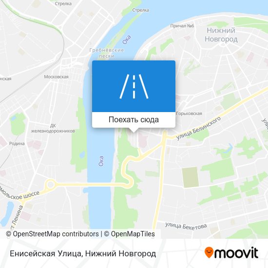 Карта Енисейская Улица
