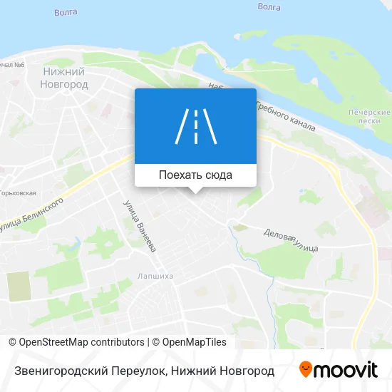 Карта Звенигородский Переулок