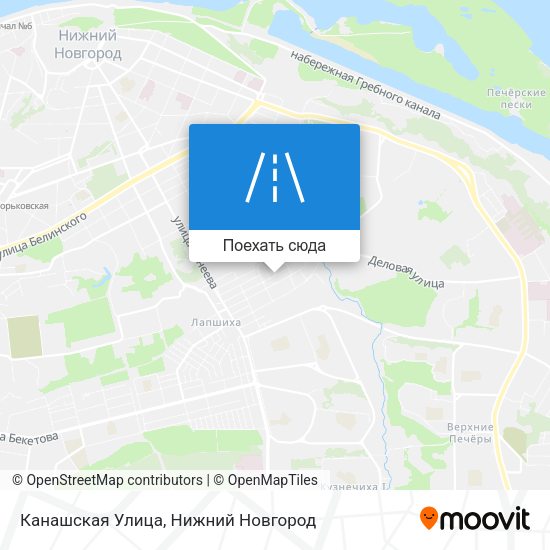 Карта Канашская Улица
