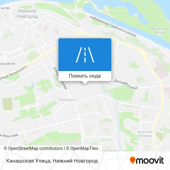 Карта Канашская Улица