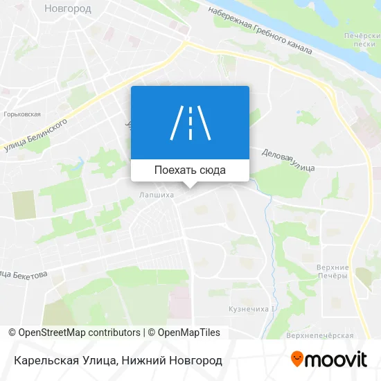 Карта Карельская Улица