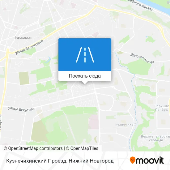 Карта Кузнечихинский Проезд