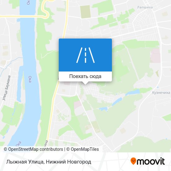 Карта Лыжная Улица