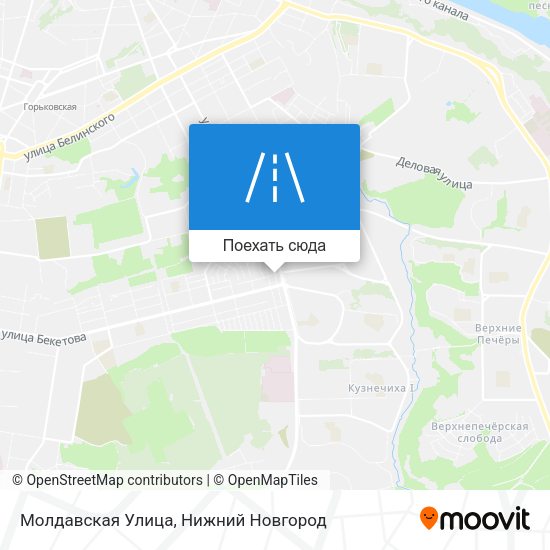 Карта Молдавская Улица