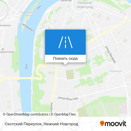 Карта Охотский Переулок